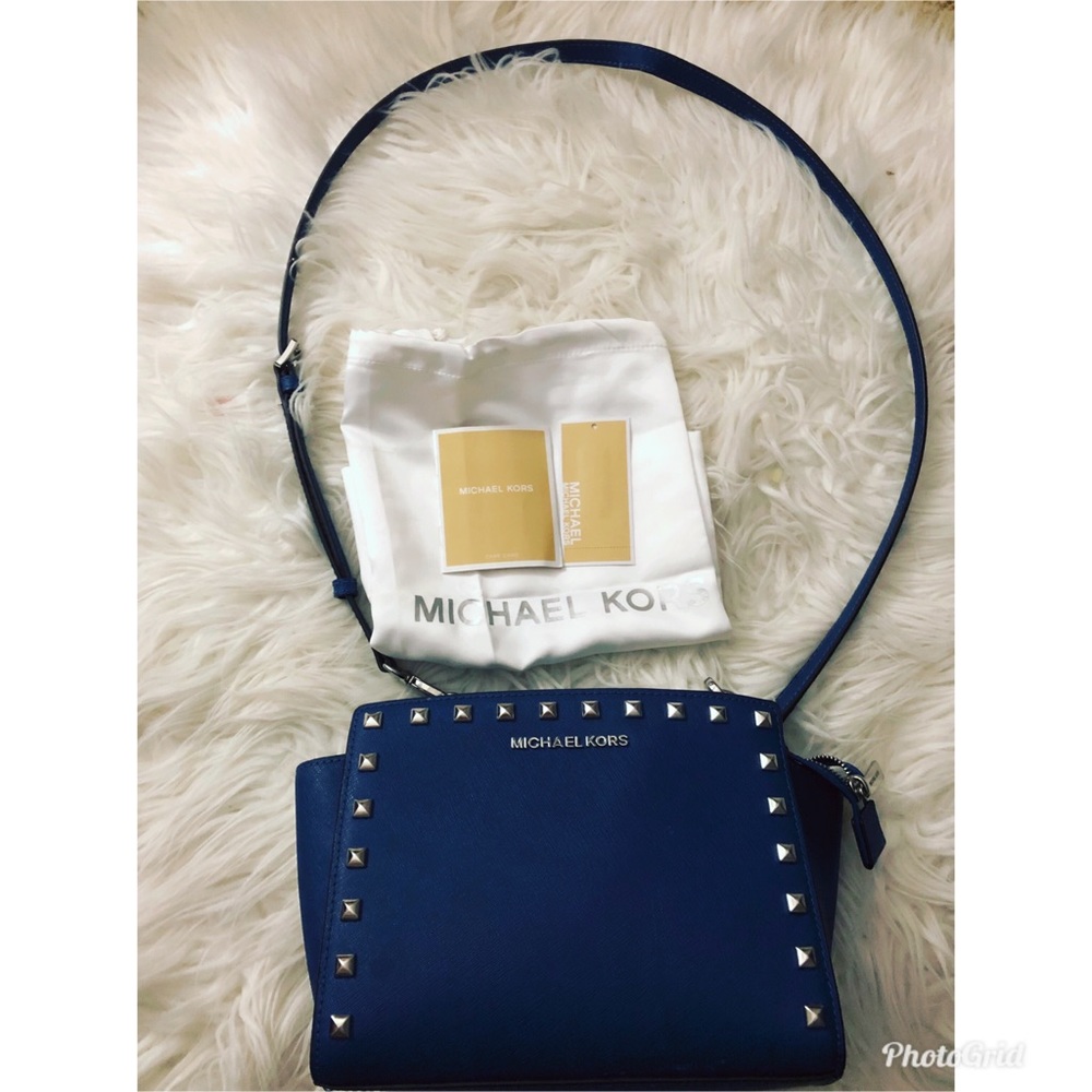 MK crossbody medium studded bag